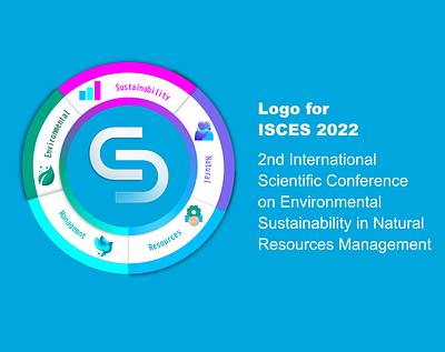 Logo for ISCES 2022 branding conference design ecology figma graphic design isces logo logodesign sdg sustainable