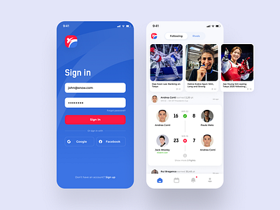 Martial arts app app martial martial app martial arts mobile sports ui