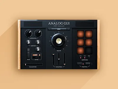 Analog GUI Kit adobexd app design graphic design gui plugin synth vst