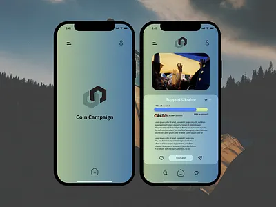 #DailyUI #032 Crowdfunding Campaign adobexd app branding dailyui design graphic design illustration logo typography ui ux vector