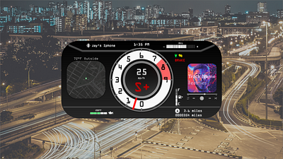 #DailyUI #034 Car Interface adobexd app branding dailyui design graphic design illustration logo typography ui ux vector
