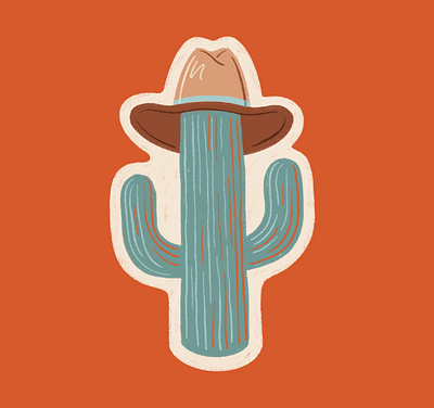 Cowboy Cactus america cactus cowboy hat plant southwest texture