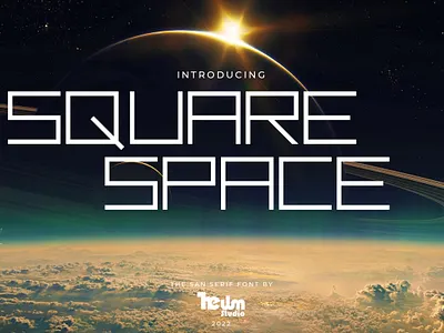 Square Space - Futuristic Font clean cool design font futuristic galaxy graphic design handwriting lettering modern modern font planet san serif simple space square typeface typography vector