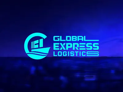 Global Express Logo & Visiting Card Design branding corporate business logo express logo g logo logistic logoconcept modern logo ships logo typography