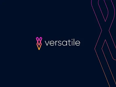 V letter modern versatile logo bank bit coin branding branding design creative logo crypto currency gradient it lettering logo logo design tech technology unique unused v wordmark