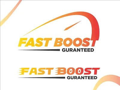 Fast Boost Guaranteed Creative Combination mark Logo design 2022 alphabet logo app branding combination mark logo creative logo design fast boost logo graphic design illustration logo modern logo new logo 2022 orange logo speed logo styllish logo trendy logo uncommon logo unique logo watch logo yellow logo