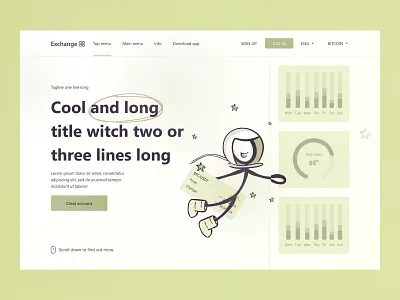 Concept for crypto exchange crypto art crypto currency crypto website cryptotrading design fintechdesign icodesign icosolution nft ui ux