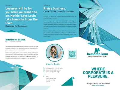 Business Trifold Brochure Design Template brochure business brochure company brochure example indesign print