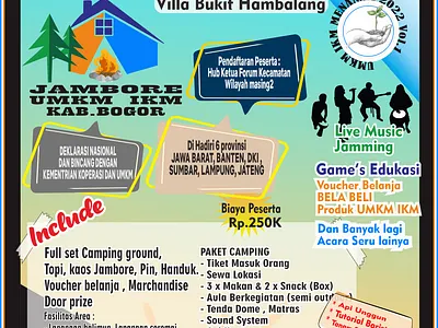 Flyer Dsign design brosur event jambore flyer graphic design