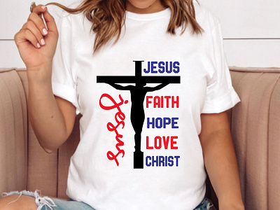 Jesus Christ T-shirt Design chirst svg t shirt christ t shirt design graphic design illustration jesus svg jesus t shirt jesus typhography t shirt svg t shirt t shirt
