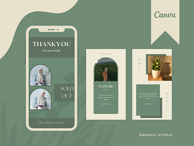 Matcha Instagram Story Template aesthetic template branding canva canva design canva template graphic design instagram post template instagram story template instagram template instastory template marketing post template social media social media template story template template design whatsapp template