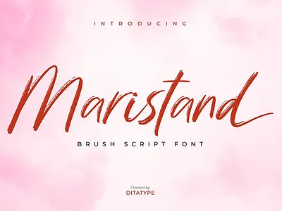 Maristand - Script Font branding design font fonts graphic design logo logotype typography ui