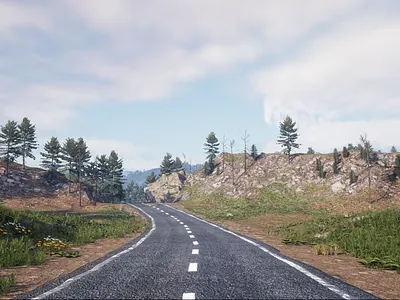 Mountains Map Level Design 3d animation design engine gaming landscape metverse mountains platform unreal