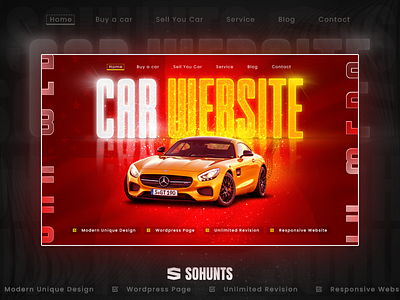 Car Dealer Landing Page automobile website automotive website car dealer landing page design car dealer website car design car rental website car website design landing page landing page design poster ui ui design uiux user interface ux website website design