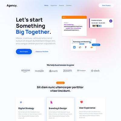 Landing Page autolayout design dribbble landing page page ui ux website