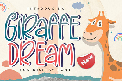 Giraffe Dream display kids