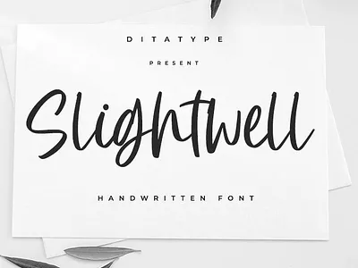 Slightwell - Handwritten Font branding design font fonts graphic design logo logotype typography ui