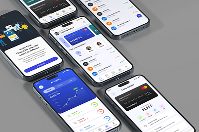 WalletX: E-wallet Mobile App Design banking app digital finance e wallet finance mobile app money money transfer ui uiux user interface