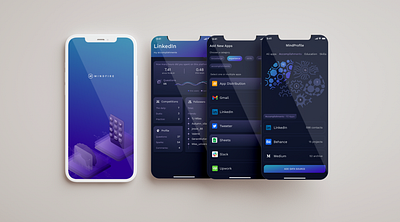 Mindprofile app design graphic design ui ux web