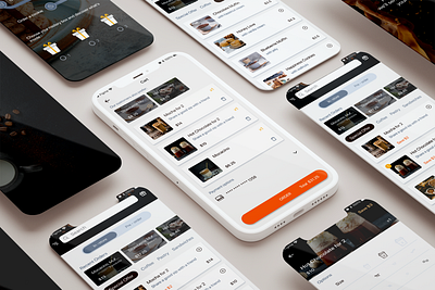 Coffee House app design motion graphics ui ux