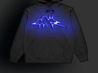 FOX hoodie fox graphic design hoodie logo neon