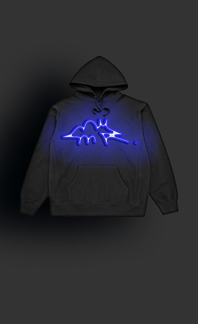 FOX hoodie fox graphic design hoodie logo neon