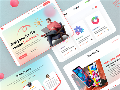 Portfolio Landing Page about us section agency landing page contact us section header section landing page landing page ui portfolio landing page professional landing page sabbiruiux service section testimonial section troikagency ui ux design uiuxdesign ux designer website