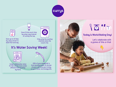 Engagement Creatives baking branding creatives design designer digital art digital illustration digitalart energybills engagement graphic design illustration illustration art illustrator saving savingtips social socialmedia tech water