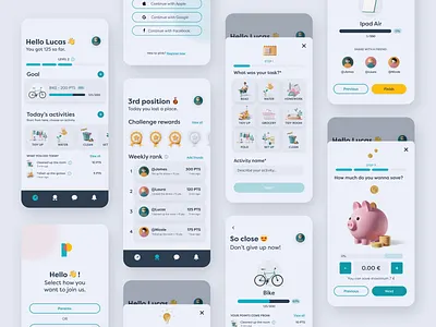 Plink - Your money pocket box app app design branding colors design fintech illustration interface kids logo ui ux uxdesign uxui visual design