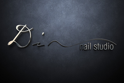 Business card for nail studio Di. design graphic design illustration logo vector