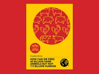 The problem with food design graphic design illustration typography