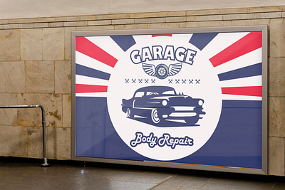 Banner for Garage. design graphic design illustration vector
