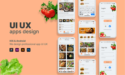 App design: IOS & Android App UI UX Design ui