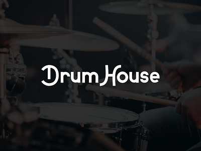 Drumhouse Logo clean design drum figma house illustration kovalev logo logotype modern nicholas simple vector