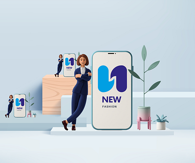Logo For Clothing Brand 3d animation branding graphic design illustration logo motion graphics ui