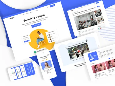 Podpal - Website Development uidesign