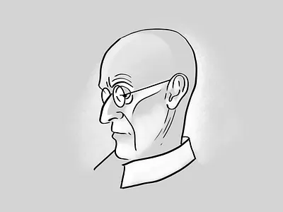 Hermann Hesse digital drawing hermann hesse illustration portrait writer