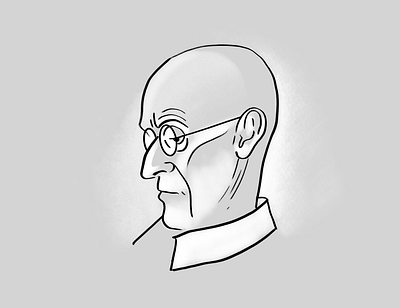 Hermann Hesse digital drawing hermann hesse illustration portrait writer