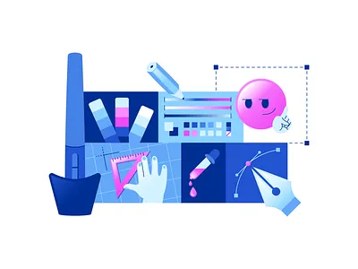 Design design emoji graphic icons8 illustration neon vector web design