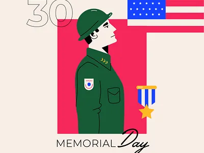 Nimblebot - Memorial Day Illustration design graphic design illustration