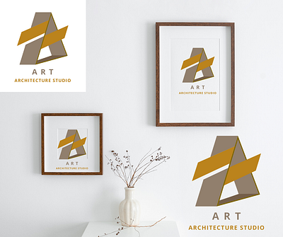 Logo Design For Art Studio 3d animation branding design graphic design illustration logo motion graphics ui vector