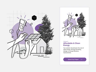 Hackaday Prize 2022 Style Test brush hackaday hands illustrations prize sustainability