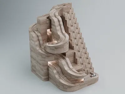 Marble Run 2.0 3d cinema4d marble marblerun