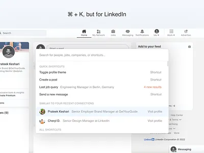 Spotligth search concept for LinkedIn daily 100 challenge design ui uidesign uiux ux