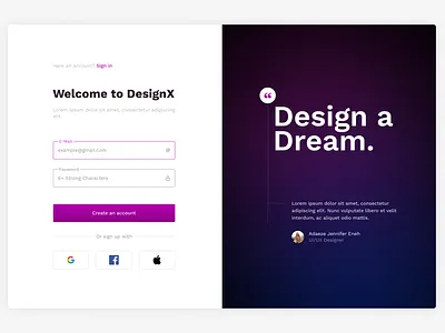 Registration Page branding design graphic design icon illustration logo typography ui ux vector