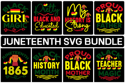 Juneteenth SVG Bundle 3d animation graphic design logo motion graphics ui