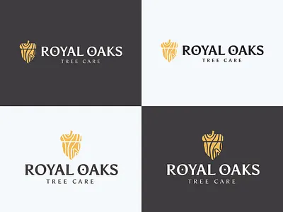 Tree Care Logos branding care design graphic design illustration logo tree tree care typography vector