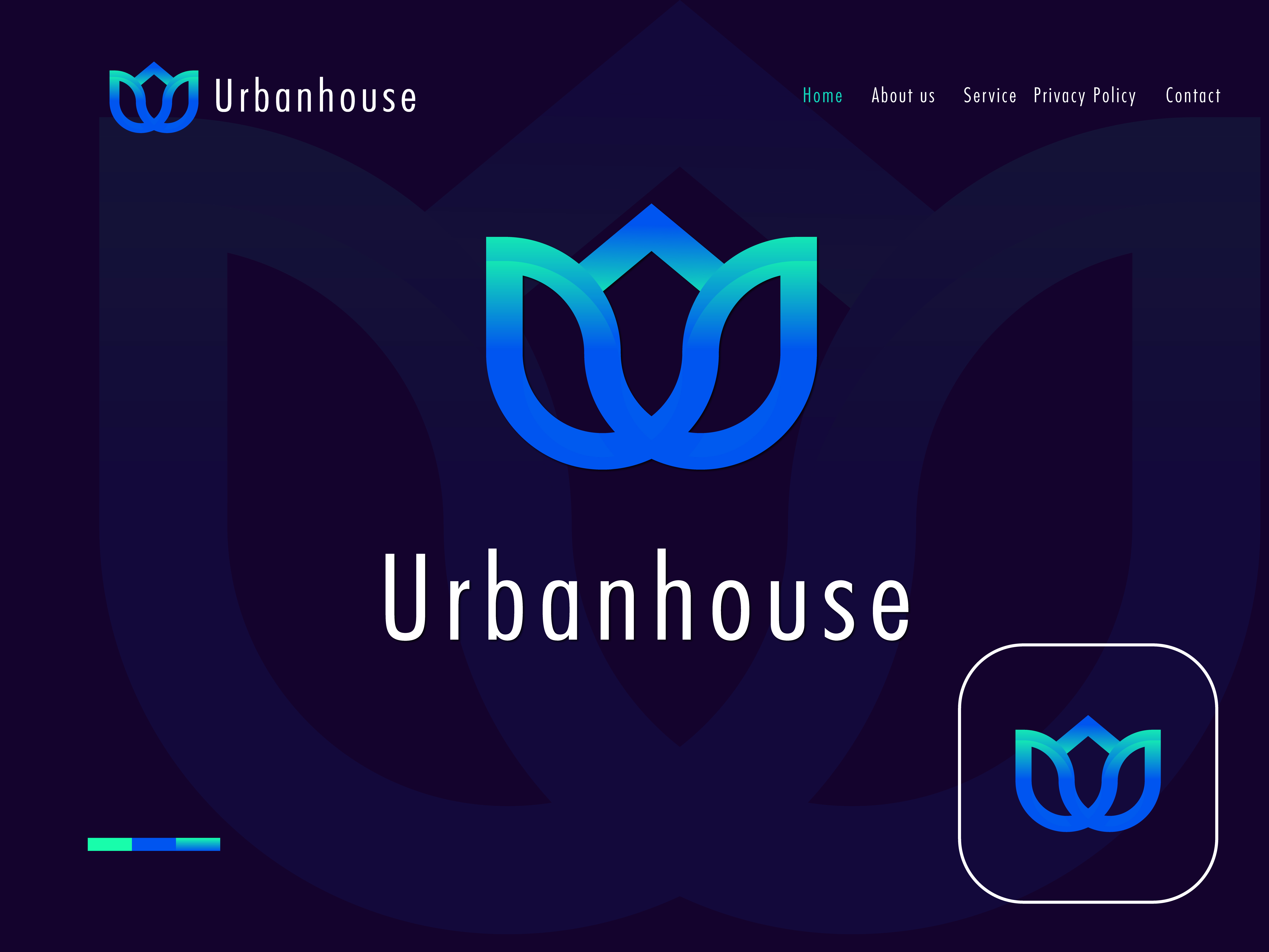 Example of Geometry And Natural Shape Logo Creation