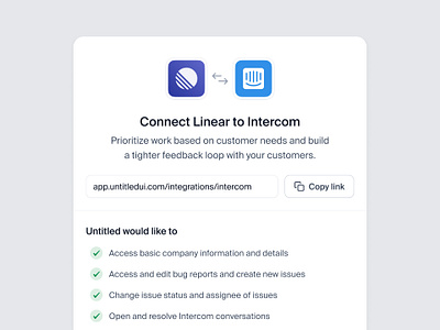 Integrations modal — Untitled UI dashboard dialog integration menu minimal minimalism modal pop over pop up popover popup preferences ui ui design user interface