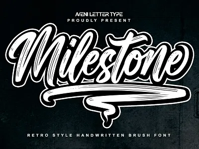 MILESTONE FONT branding calligraphy design design fonts display font display typeface font font awesome graphic design hand lettering handwriting handwriting fonts handwritten lettering modern font modern fonts script type design typeface vintage font